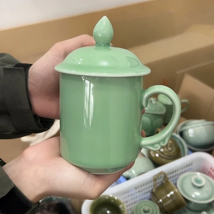 云间青瓷龙泉小米茶器