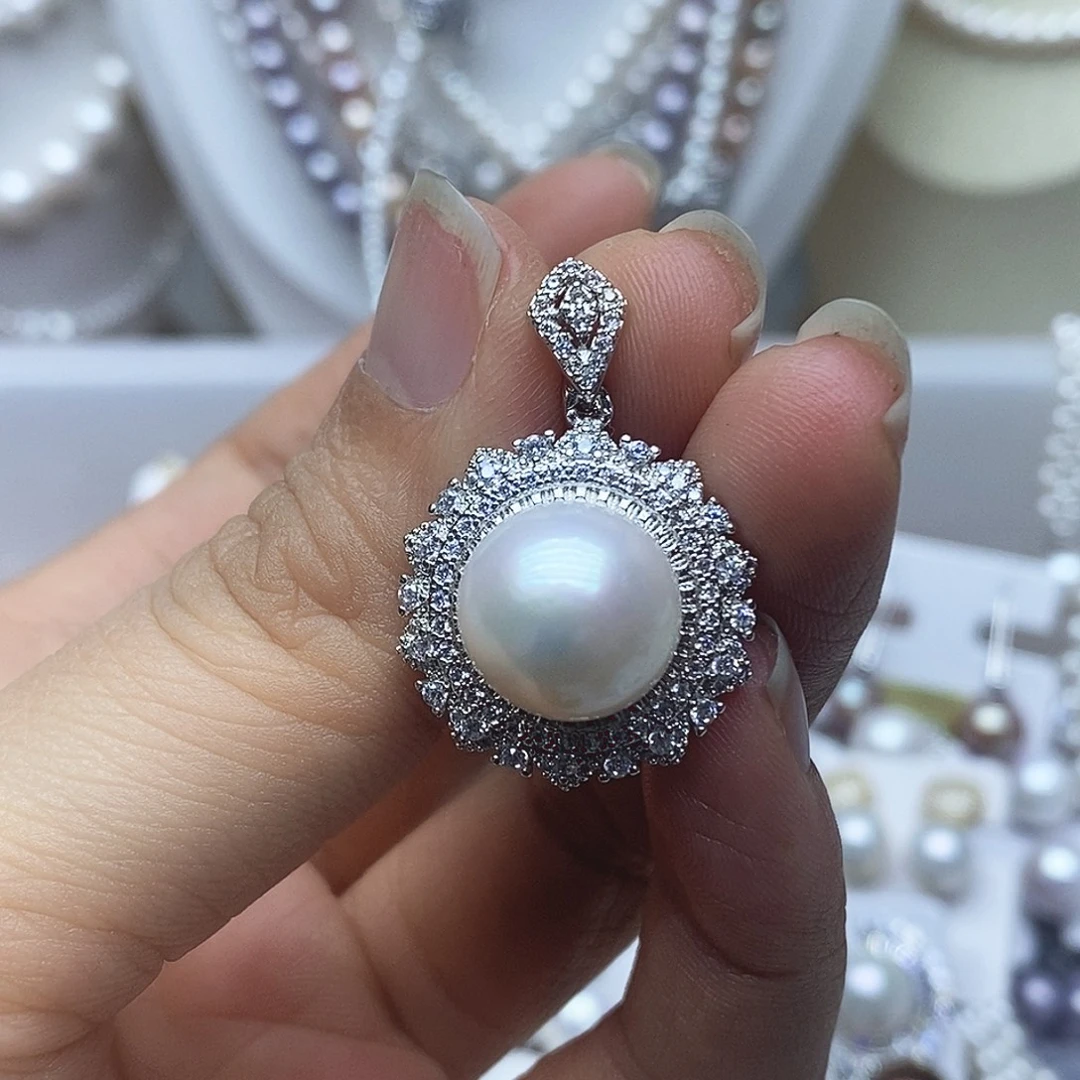 未镶嵌淡水珍珠吊坠