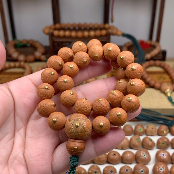 凤眼菩提吊坠手串