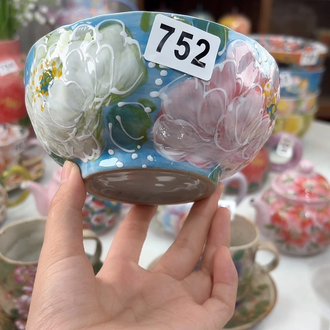 景德镇手绘高温釉下彩陶瓷茶具