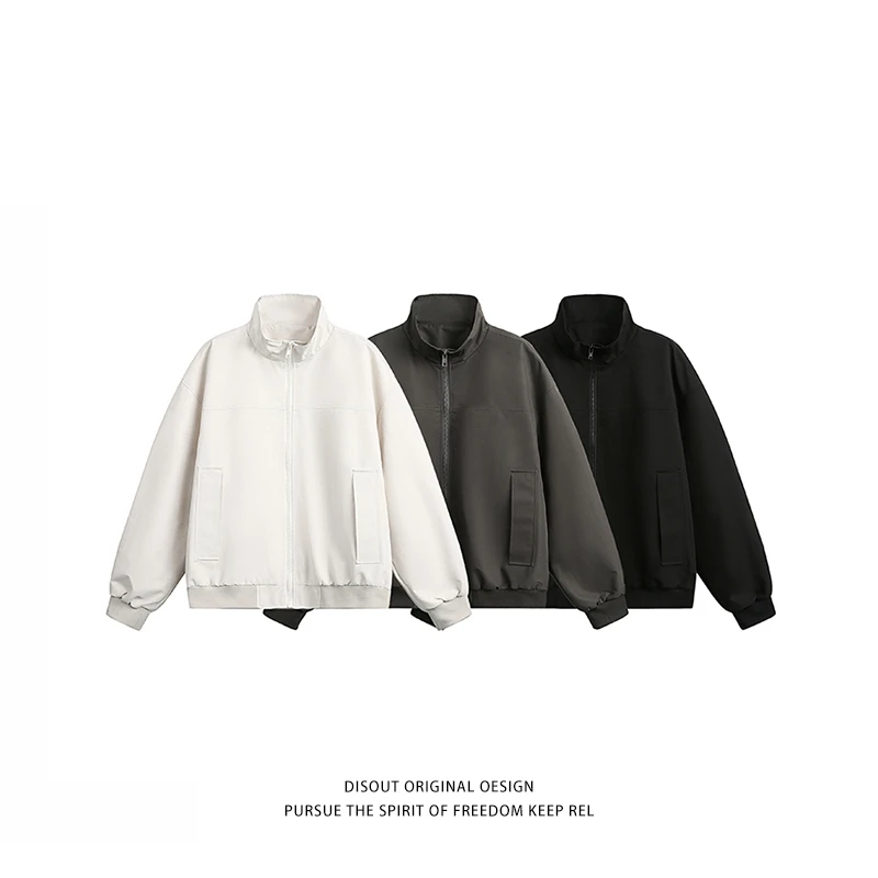 【温柔严选】解构飞行夹克立领防风短款梭织夹克秋季百搭秋冬宽松型