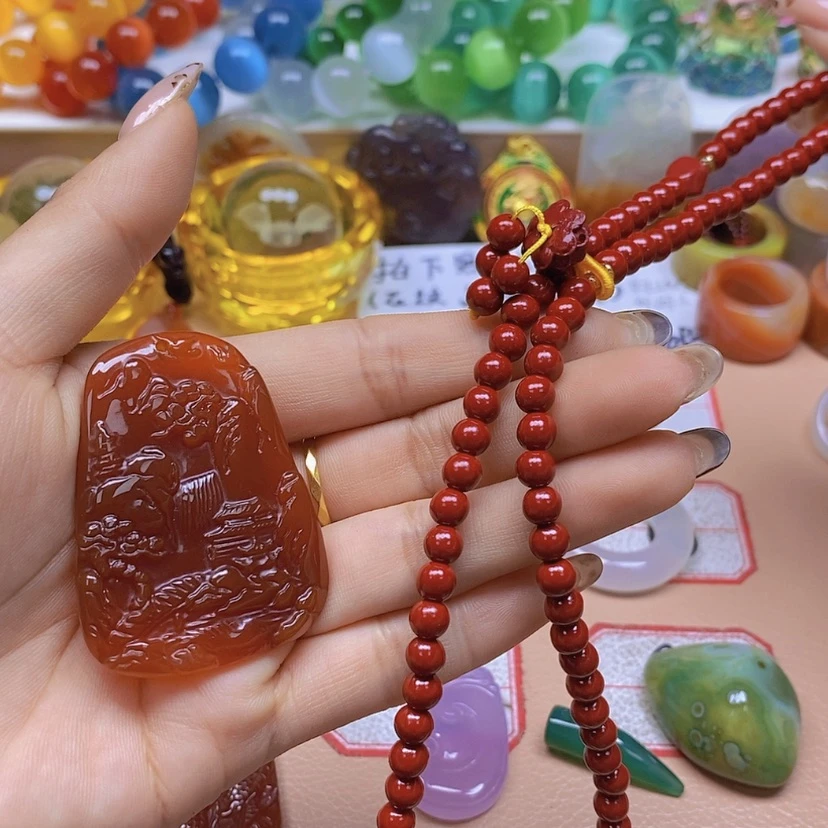 【闪购商品】玛瑙/玉髓颈饰未镶嵌1*德