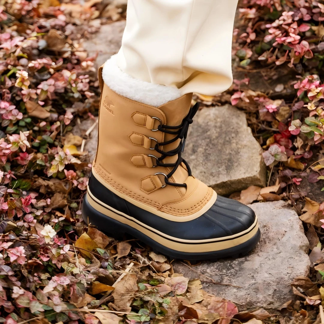 SOREL户外时尚男女同款冬季防水干爽加厚舒适保暖绒毛雪地靴