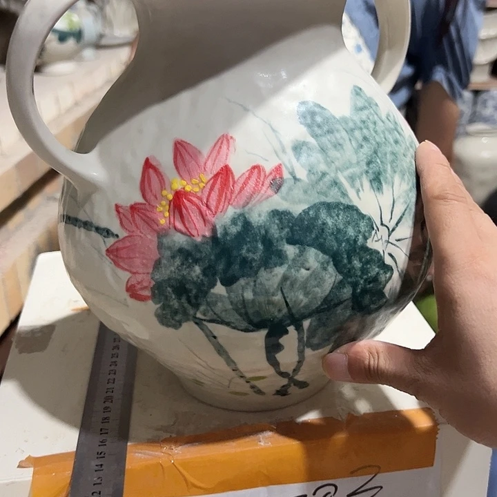 景德镇陶瓷花瓶微瑕介意勿拍