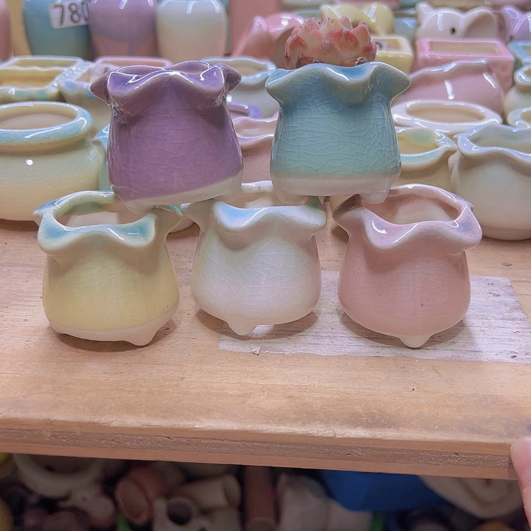 陶瓷花盆单场满12包邮