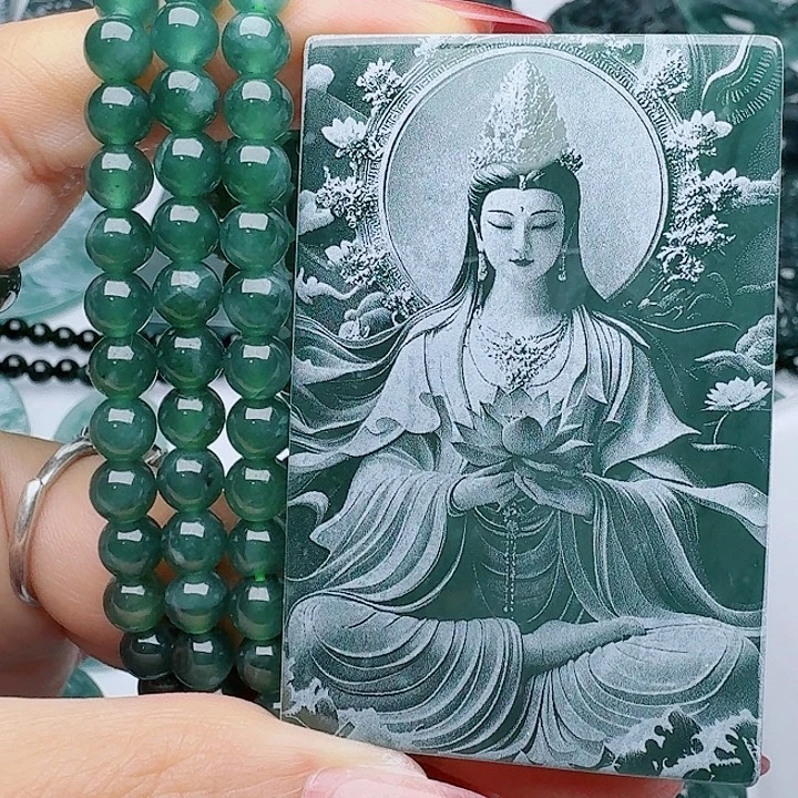 颈饰未镶嵌翡翠多样性发其一