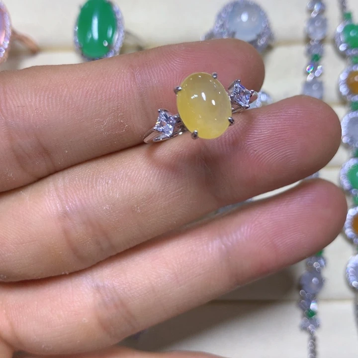 翡翠未镶嵌戒指翡翠戒指