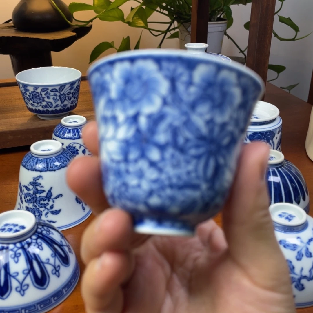 柴窑万花闻香主人杯