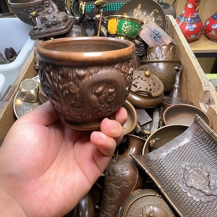 铜器办公室茶室摆件