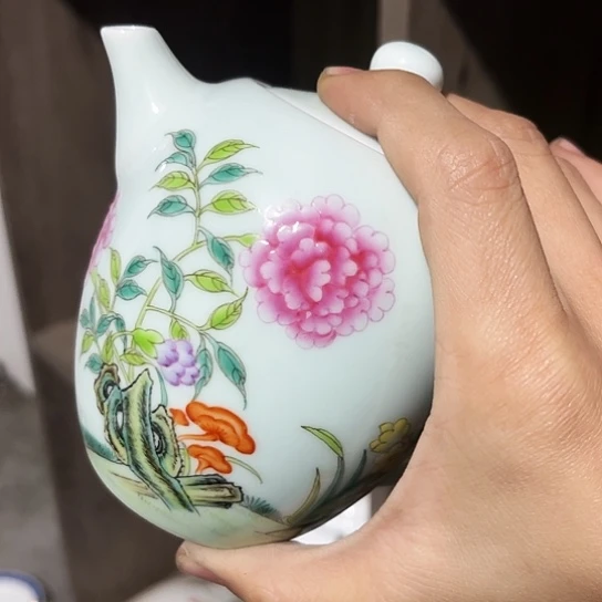 盘手绘壶一个陶瓷陶瓷陶瓷
