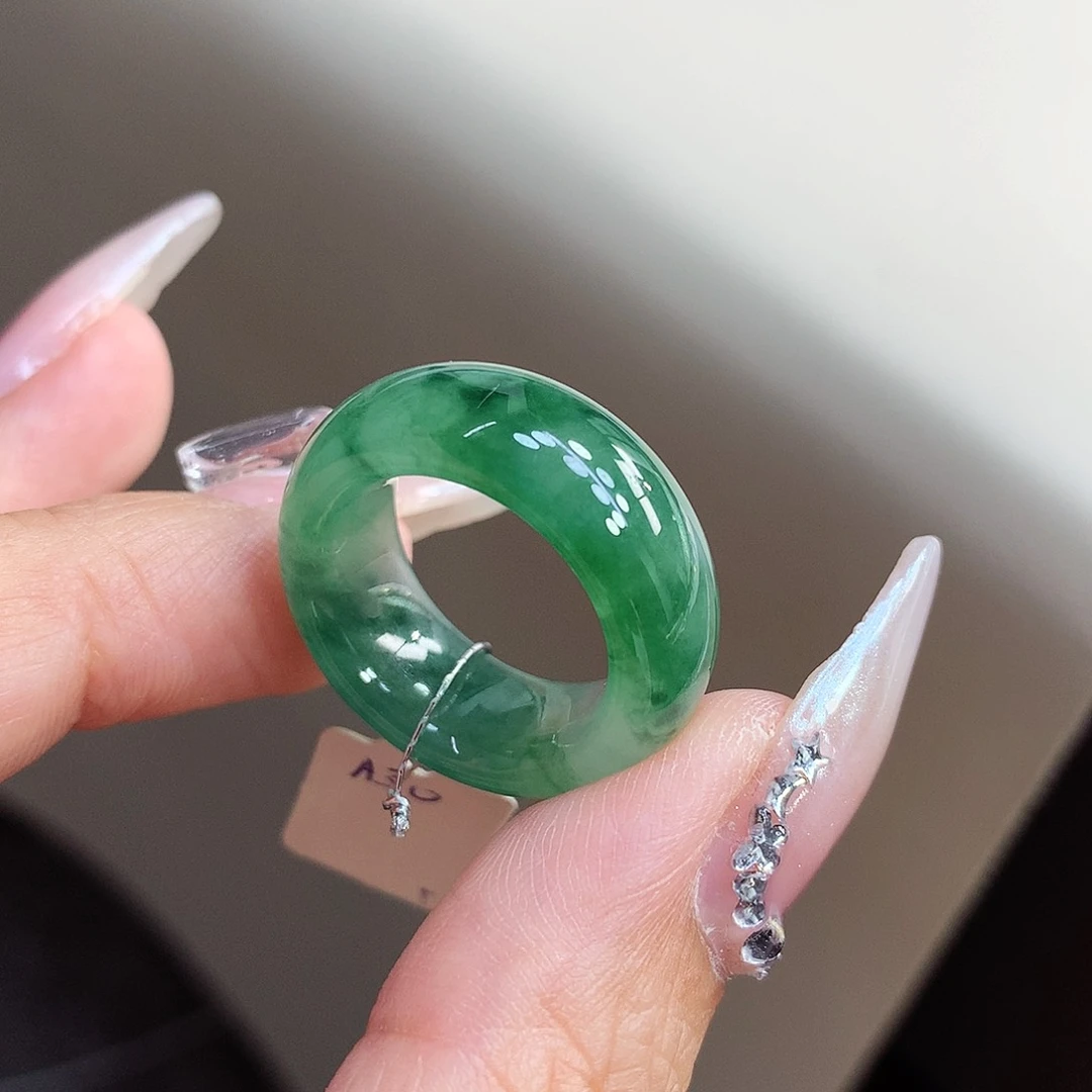 翡翠戒指未镶嵌13-14号