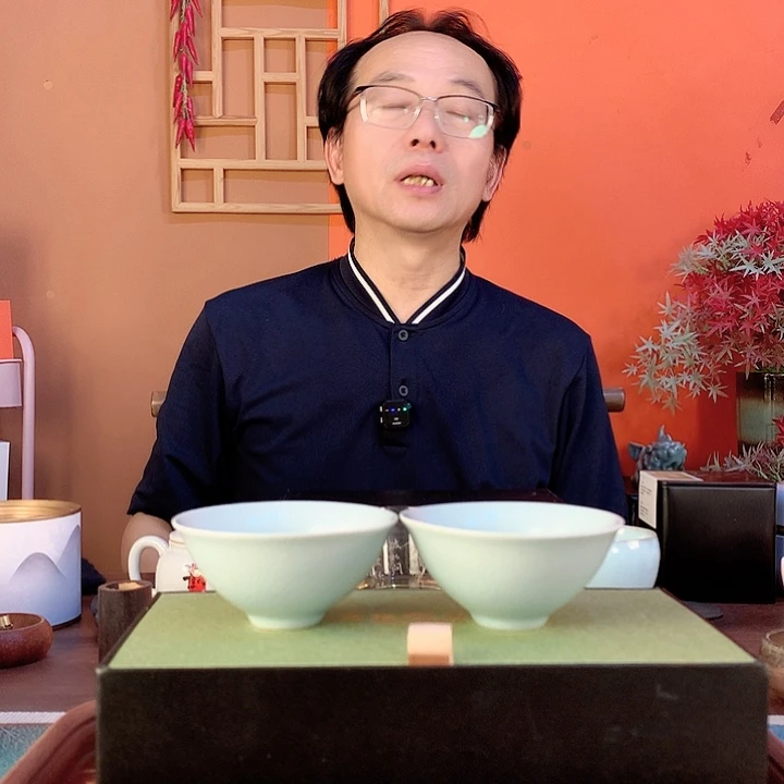 天青斗笠杯一对822563885565