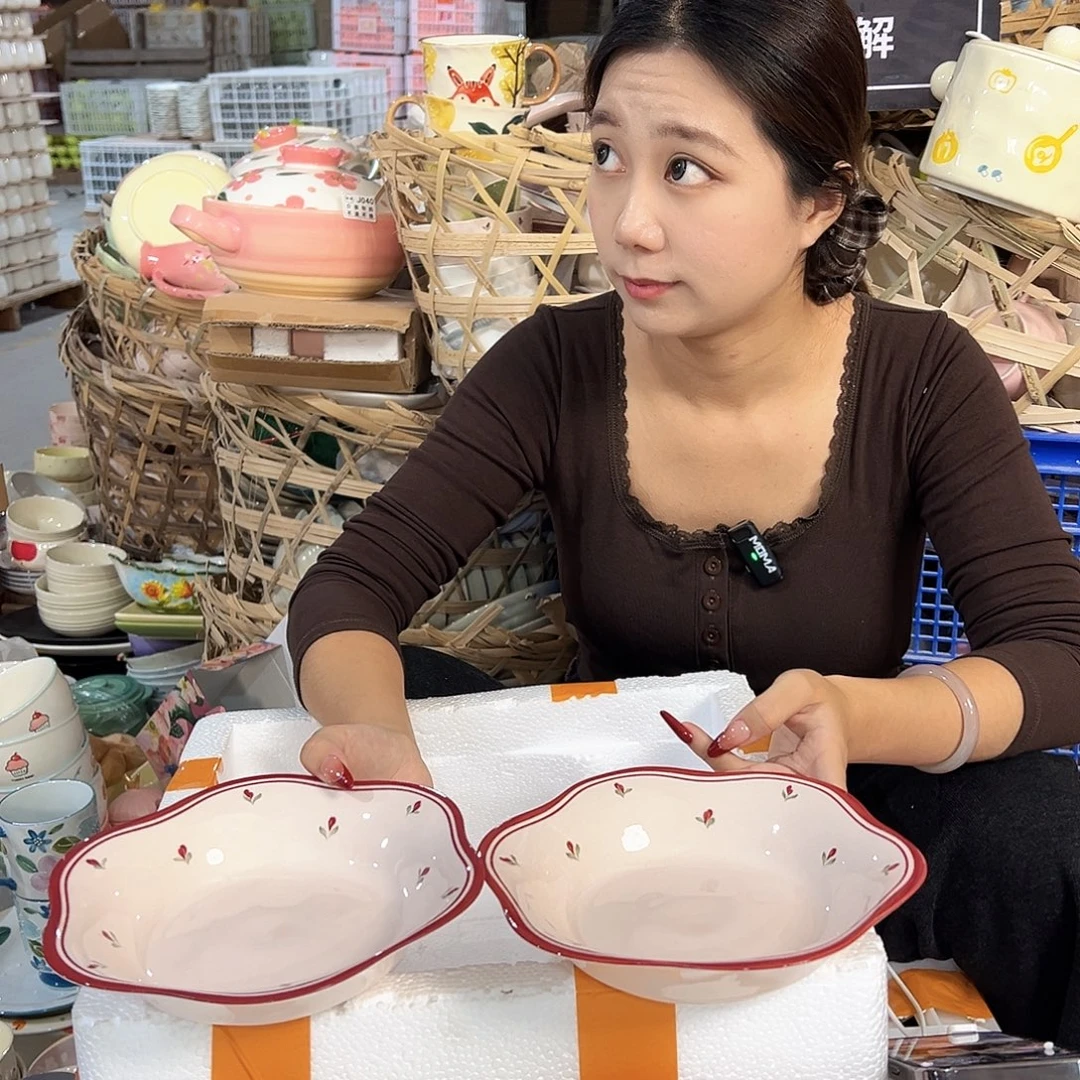 摆件潮州陶瓷餐具微瑕