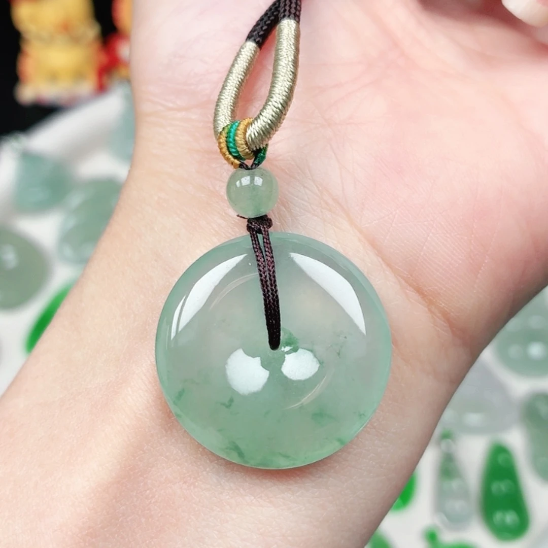 翡翠未镶嵌颈饰缅甸天然A货翡翠