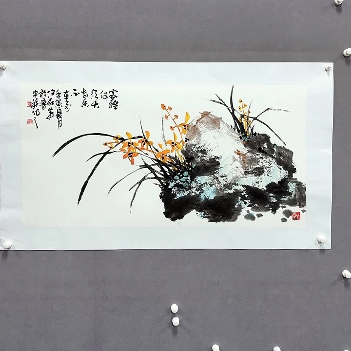 国画亲笔手绘放心去藏