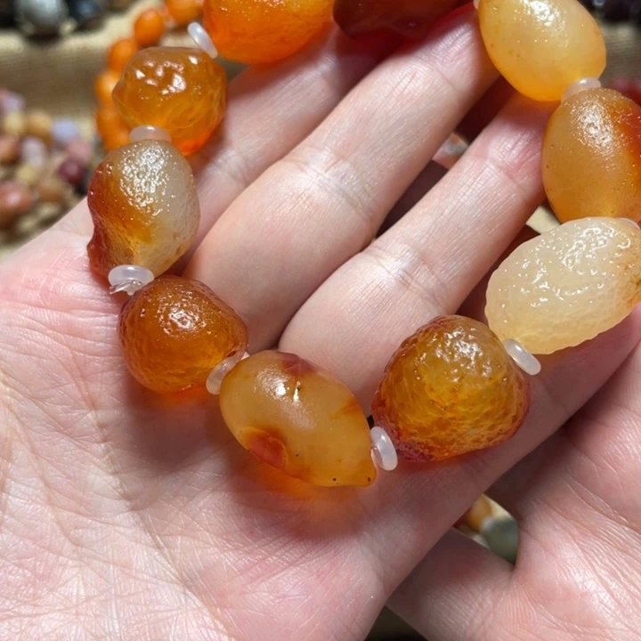 玛瑙/玉髓合金手链