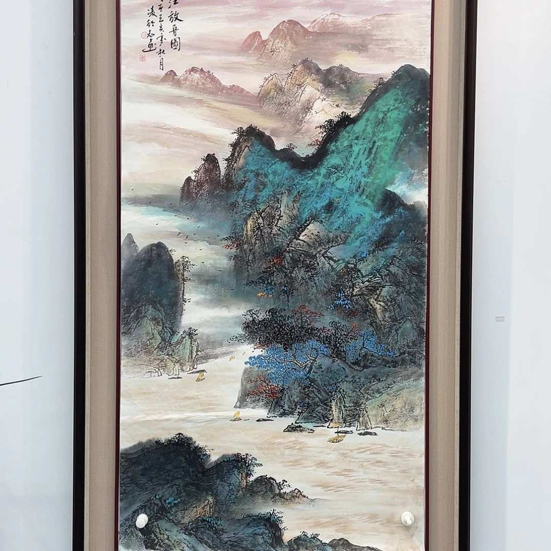 国画凌行志老师手绘国画精品