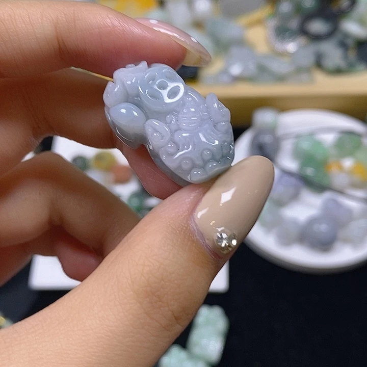 翡翠散珠天然缅甸翡翠