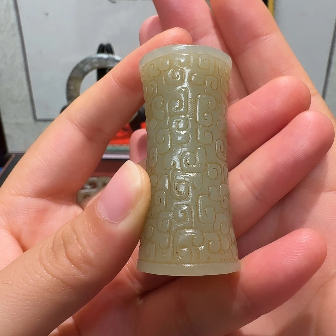 王***喜和田玉未镶嵌挂件