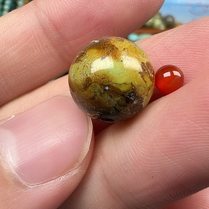 南红玛瑙未镶嵌配饰卡12.5