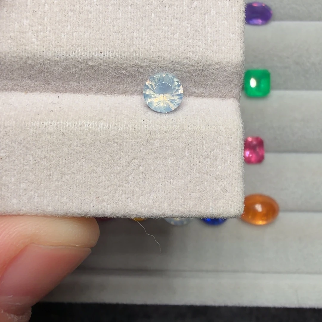 彩色蓝宝石裸石0.72ct