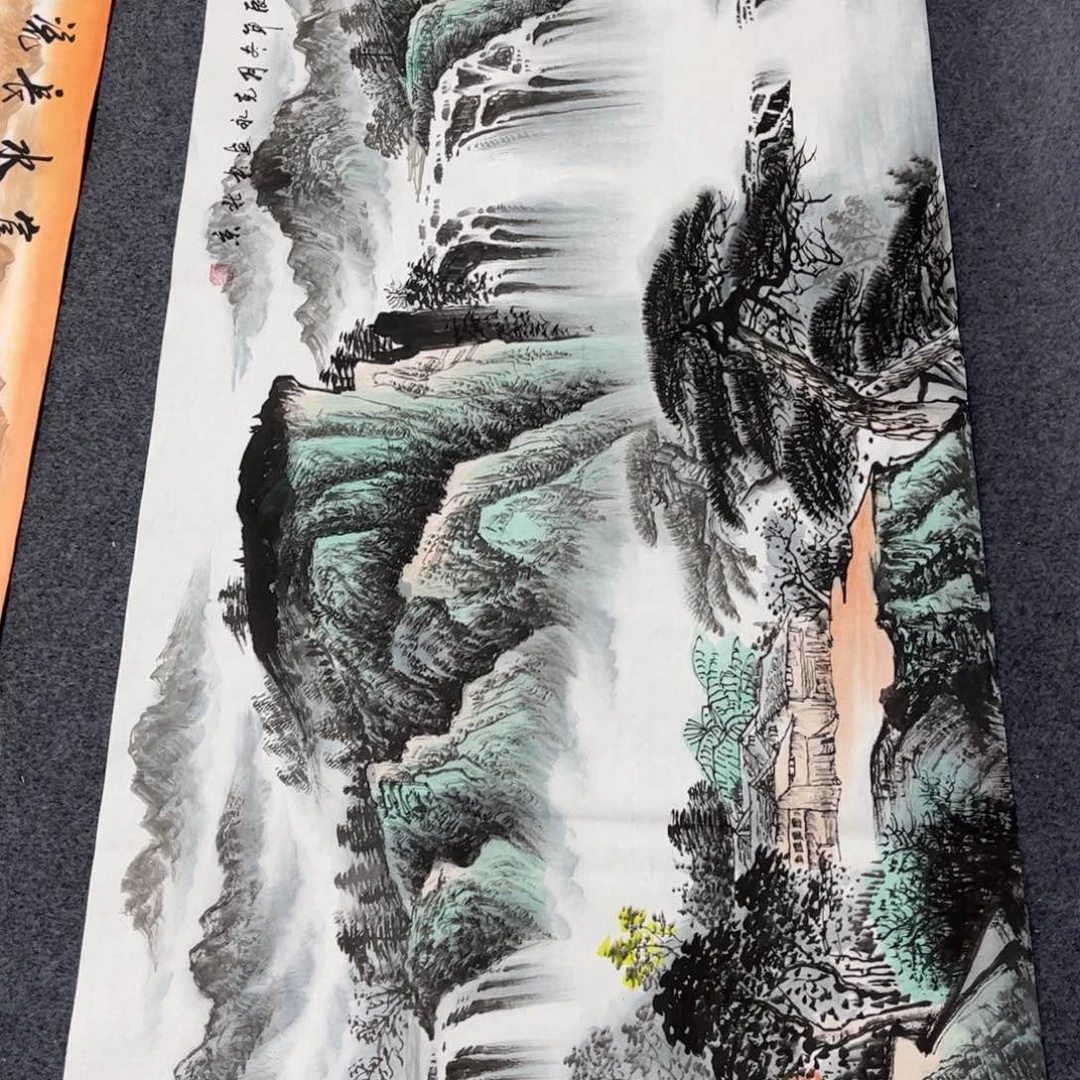 国画国画老师手绘作品