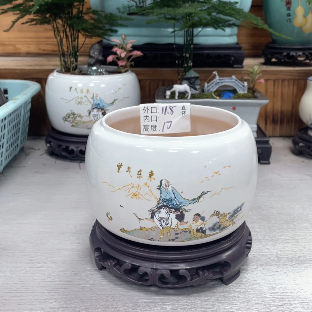 陶瓷花盆紫砂花盆艺术特色花盆