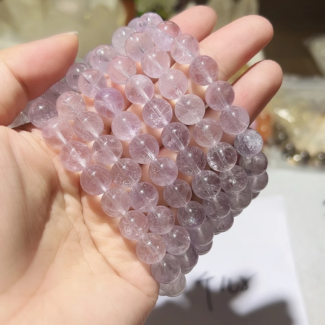 水晶手链未镶嵌紫喜马拉雅10毫米46号