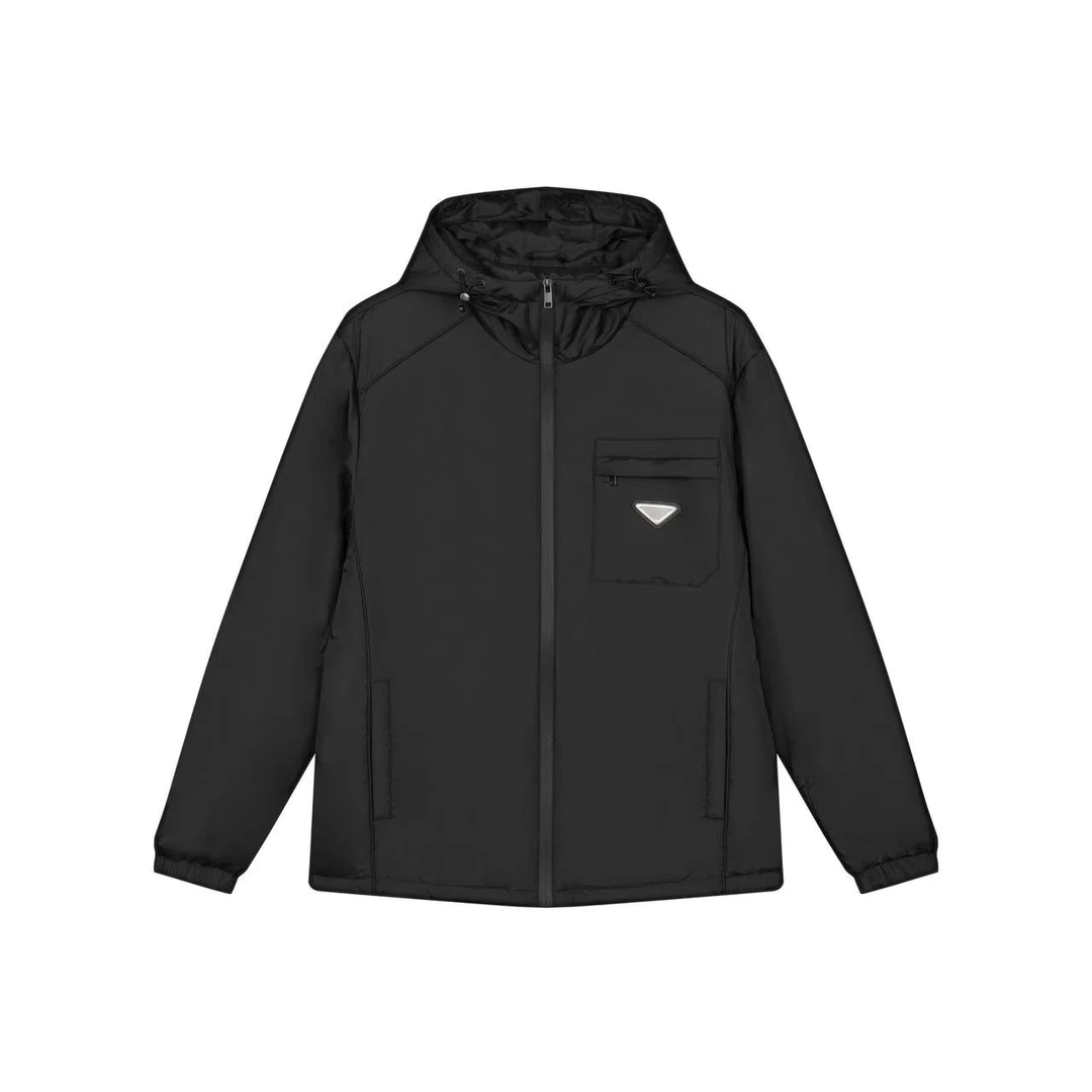 2025连帽新款高定轻奢简约加棉夹克外套时尚大气显身材休闲9927