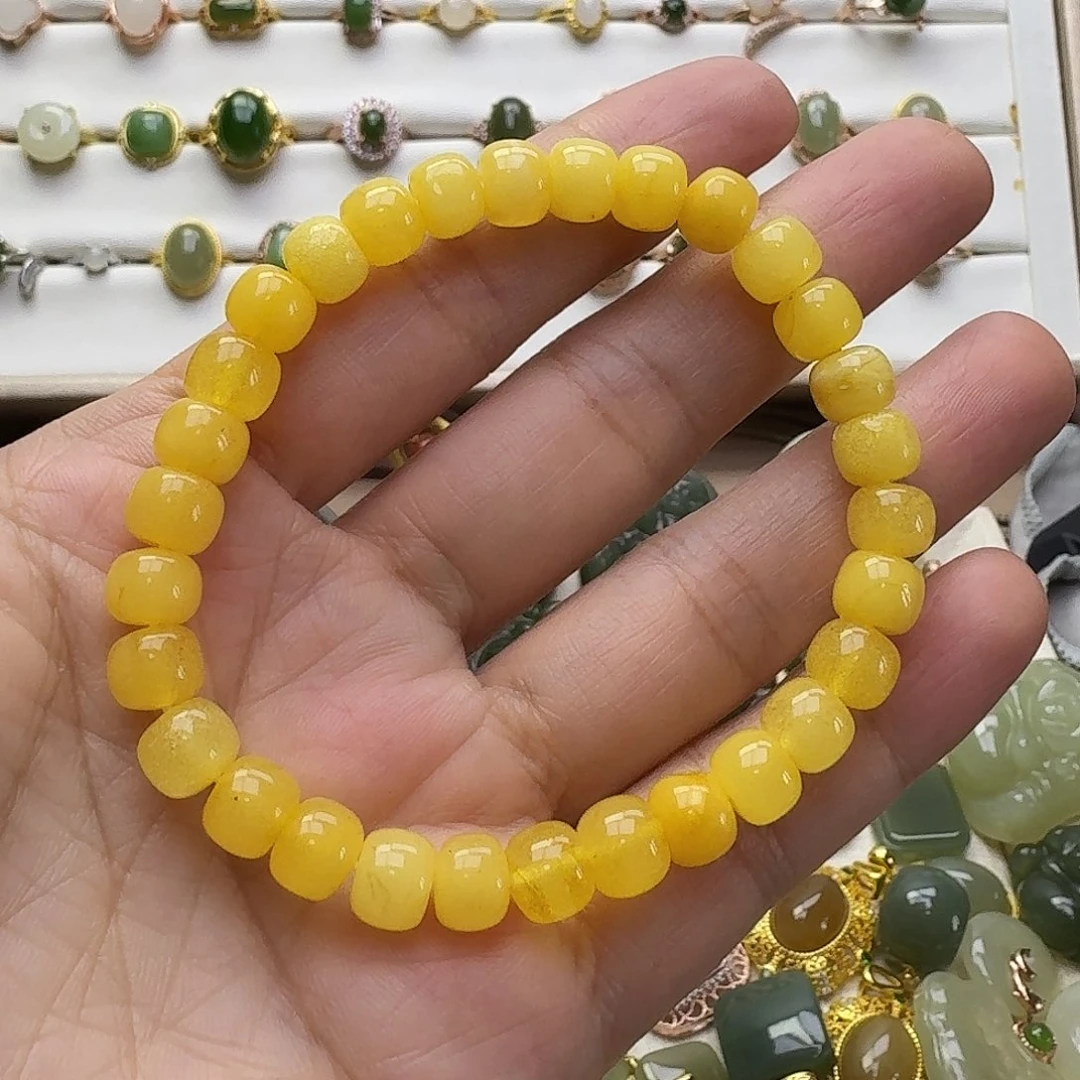 蜜蜡未镶嵌手链手串