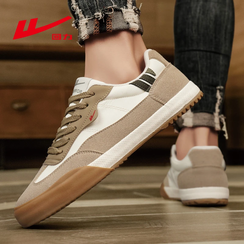 回力男鞋2025新款春季潮流百搭时尚板鞋男士厚底增高耐磨休闲潮鞋