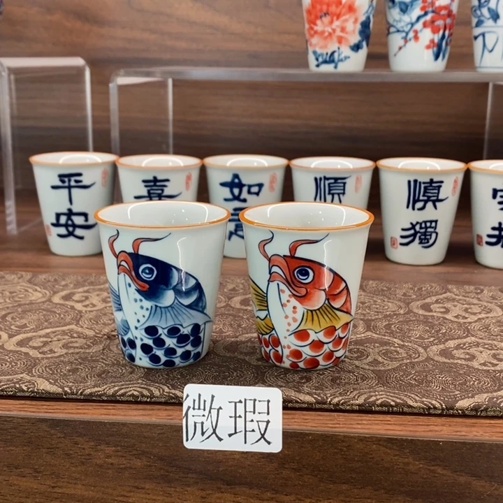 釉下老陶泥手工绘制