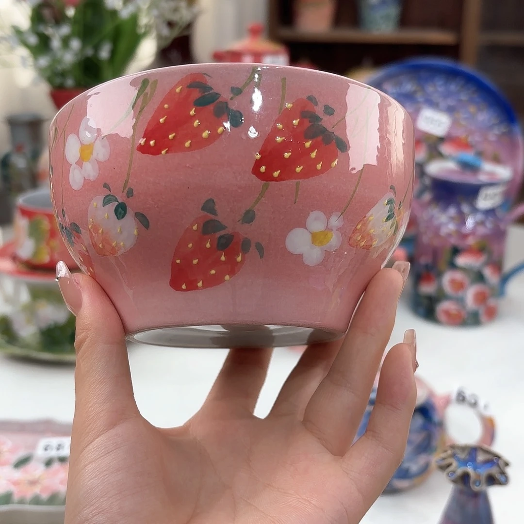 景德镇手绘高温釉下彩陶瓷茶具