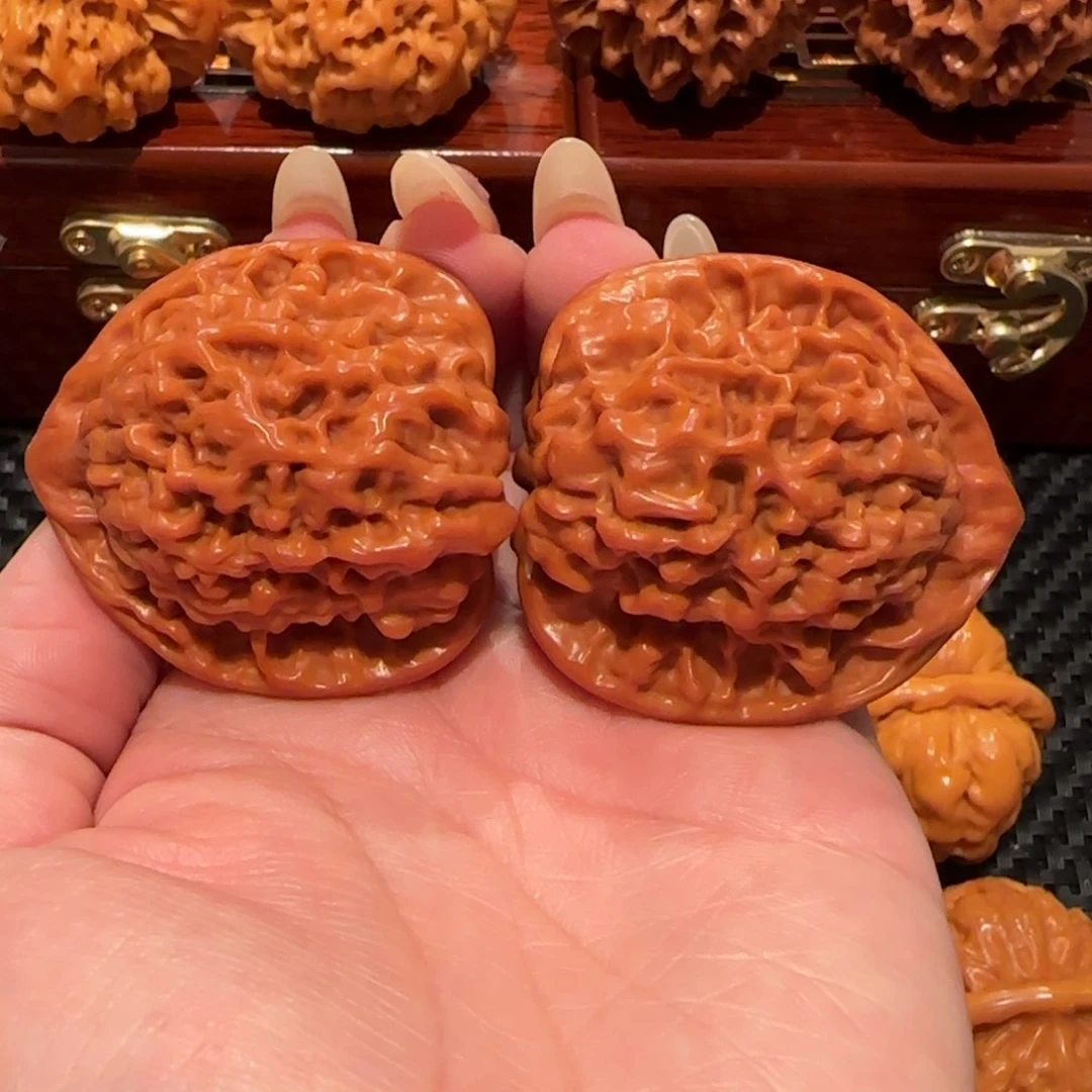 文玩核桃吊坠官帽43精品2672