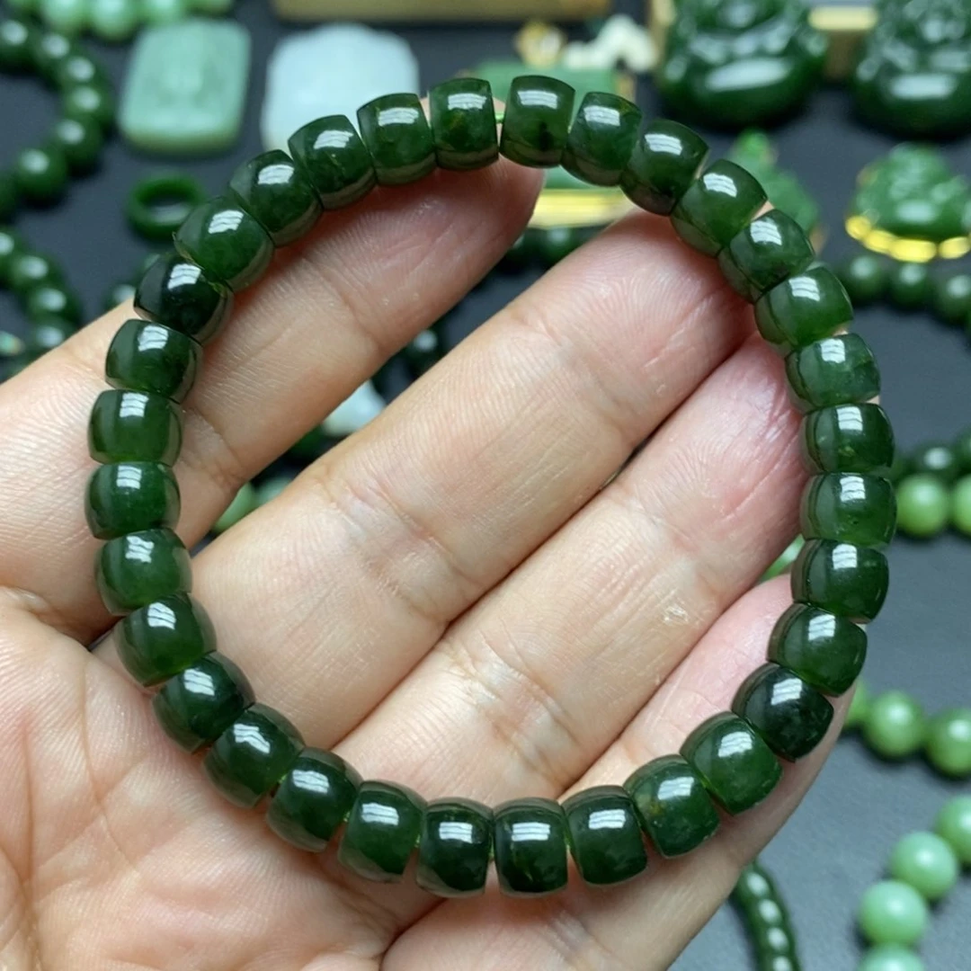 和田玉（碧玉）手串未镶嵌