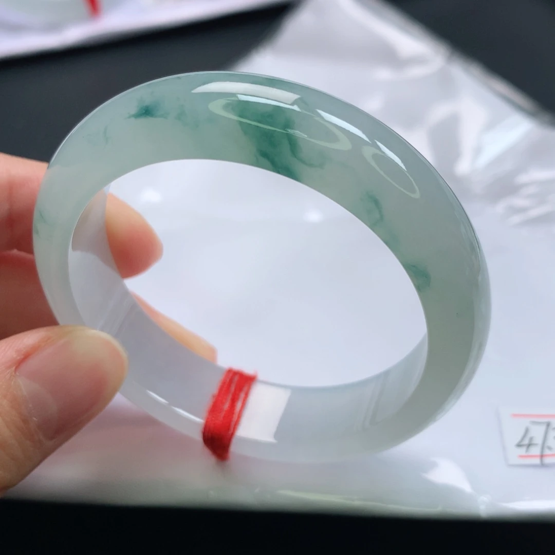 翡翠手镯未镶嵌4748童镯