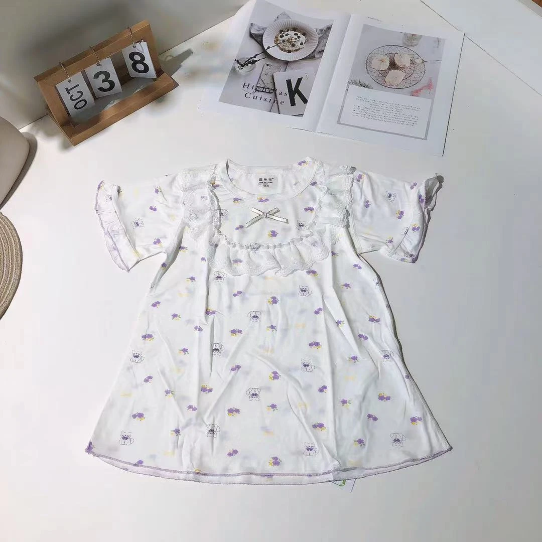 A54儿童冰凉夏季新款连衣睡裙