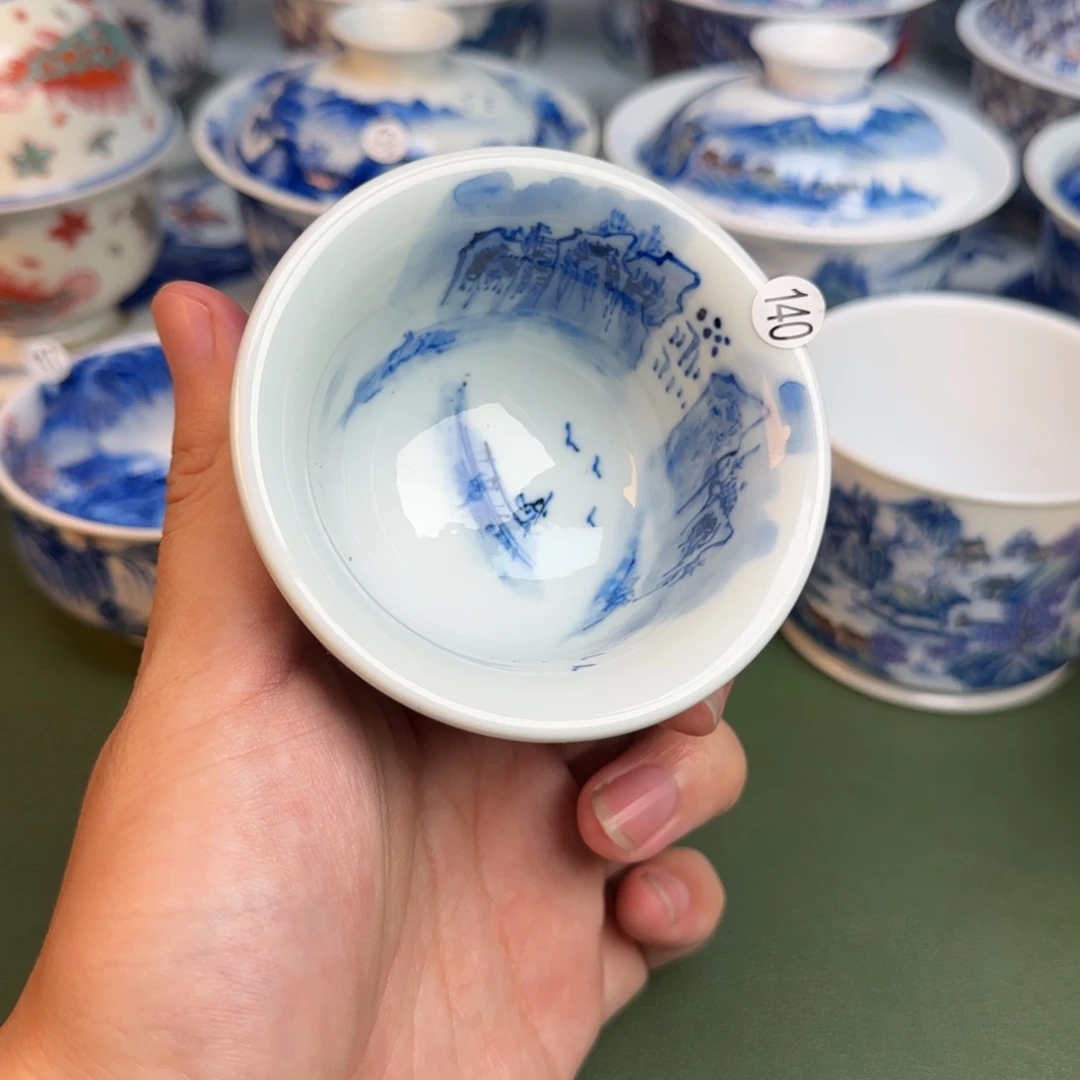 彦祖纯手工手绘茶具140