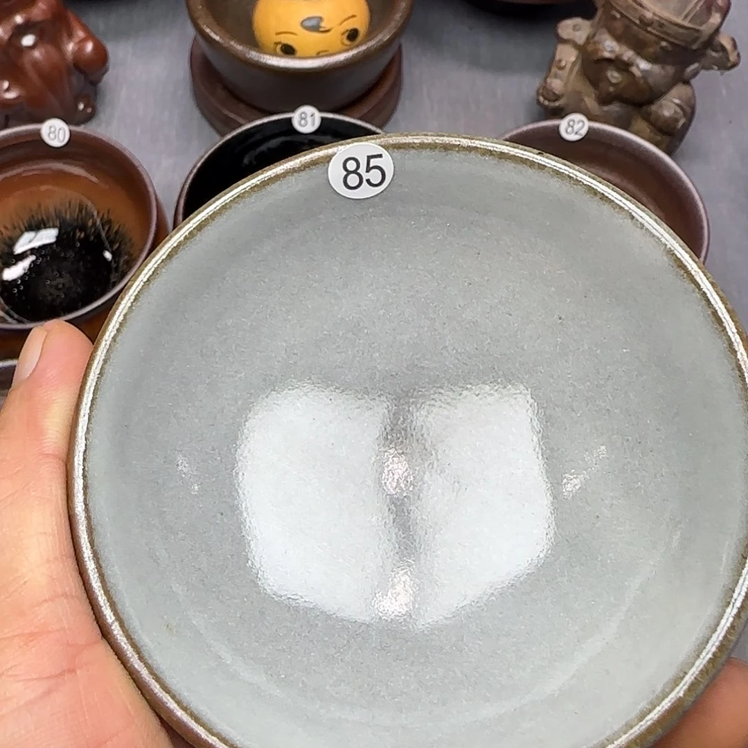 晓***觉茶盏印春堂柴烧建盏