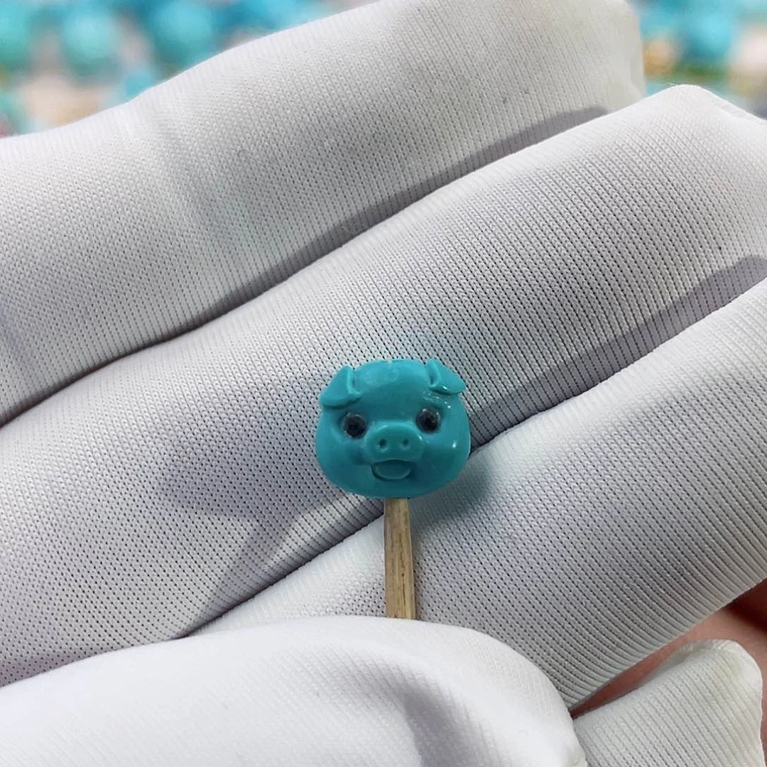 绿松石珠宝奇石未镶嵌