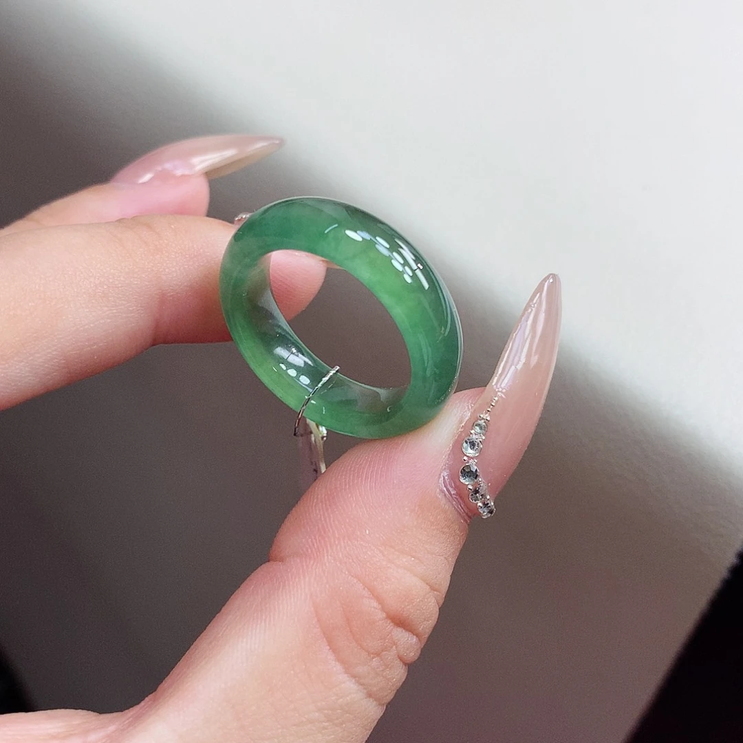 翡翠戒指未镶嵌16-17号