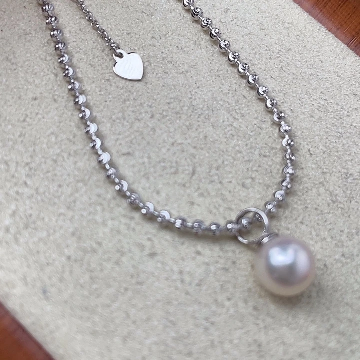 手绳海水珍珠银S925镶嵌
