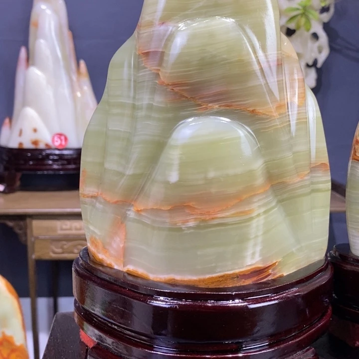 石材伊朗古青石摆件