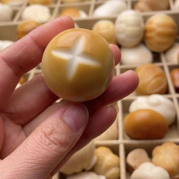 菩提根/象牙果吊坠浅色十字包3730