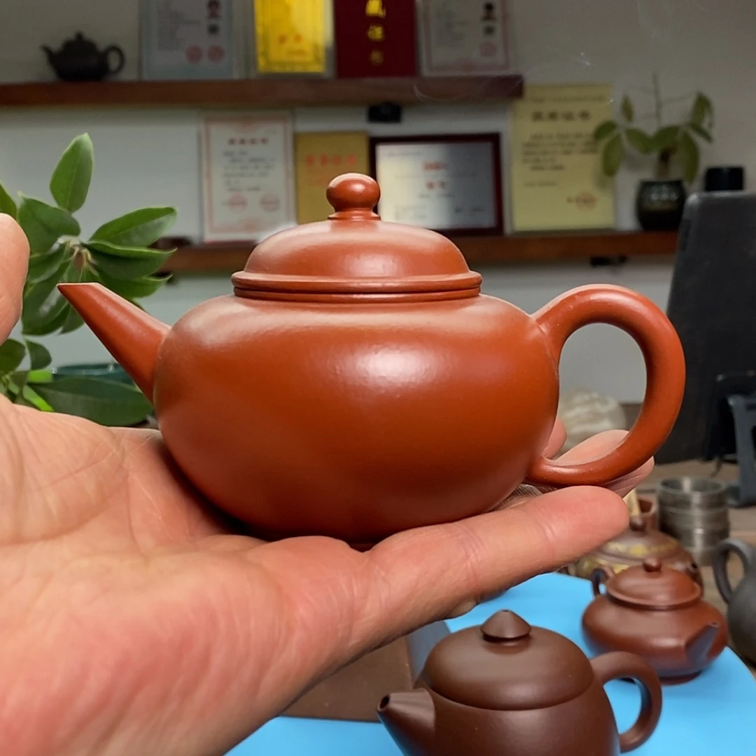 【闪购商品】朱泥茶壶七****?水平:130CC:精工:半手