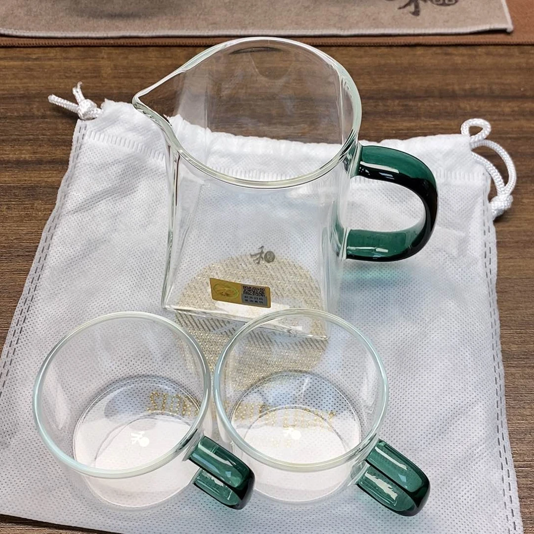 禾器/瀚然茶海/墨绿+清禾杯/墨绿