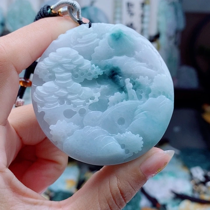 翡翠未镶嵌颈饰翡翠