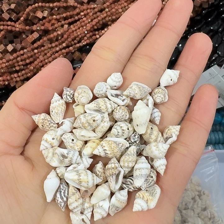 玛瑙/玉髓合金珠宝半成品300个小米螺