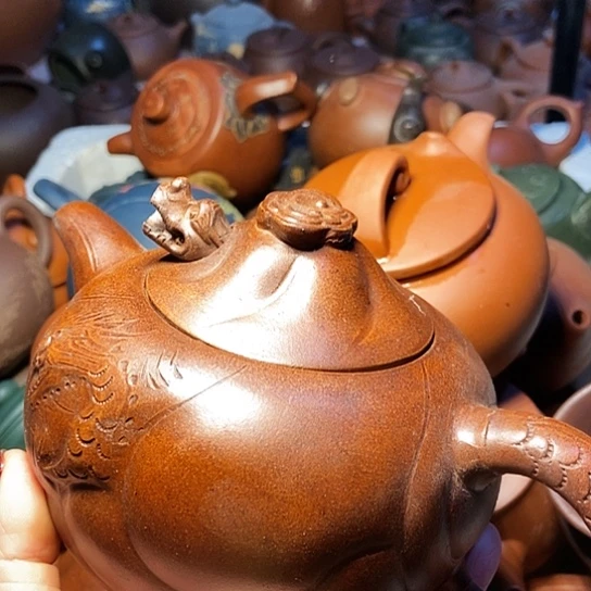 全手工制作宜兴紫砂壶