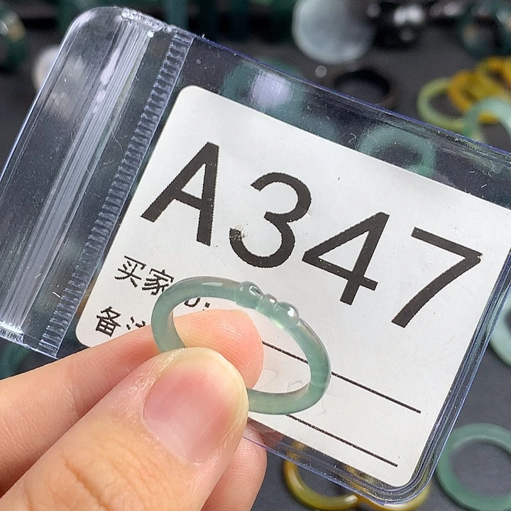 未镶嵌戒指翡翠蝴蝶结19号